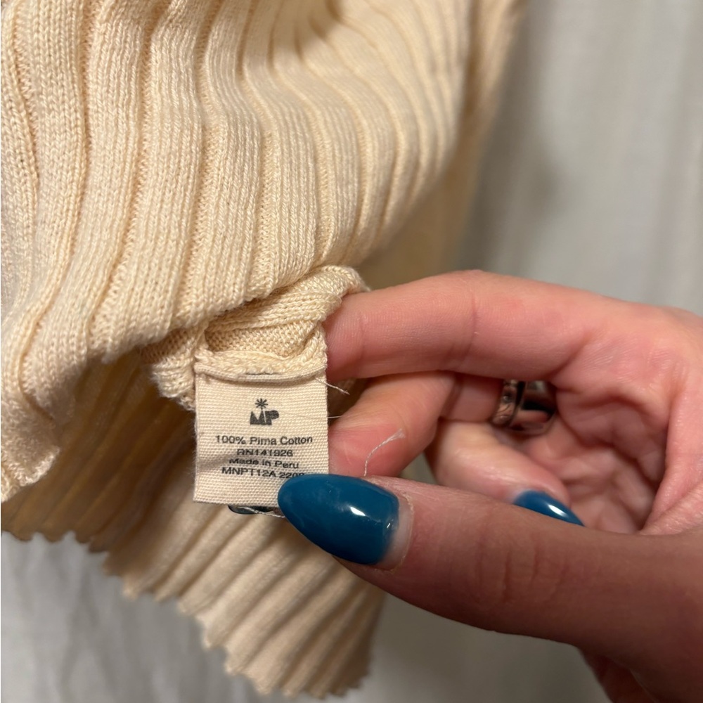 Misha And Puff Beige Ribbed Tank Top - Picture 5 of 5